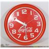Image 1 : VINTAGE COCA COLA WALL CLOCK