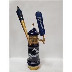 KOKANEE BRASS BAR DRAFT TAP  TOWER IS 23" TALL