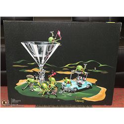 GODARD ART - "19TH HOLE" 28"X 35"  #530 / 995