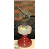 Image 1 : VINTAGE OIL LAMP  18" TALL