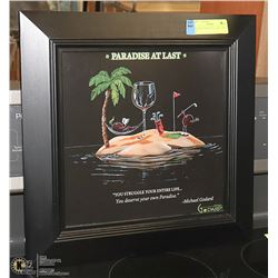 GODARD "PARADIS AT LAST" 16"X 16"