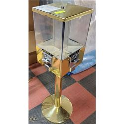 4 IN 1 CANDY MACHINE WITH COIN SLOT 46" TALL