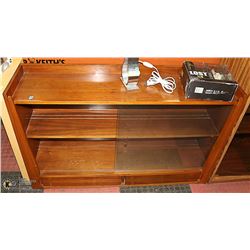 SLIDING GLASS DOOR CABINET 46" X 12" X 29"