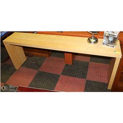 SOFA TABLE 75"W X 29"H X 14"D