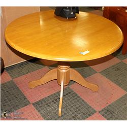 ROUND WOOD TABLE 42" ACROSS