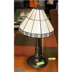 MODERN SLATE GLASS LAMP20" TALL