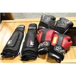 LOT OF VARIOUS KICK BOXING GEAR