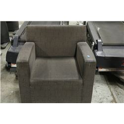 GREY FABRIC SIDE CHAIR