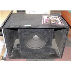 VINTAGE HUGE SPEAKER IN A BOX 36" X 24" X 25"