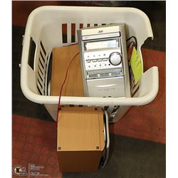 WORKING JVC CD AND RADIO WITH SPEAKERS