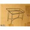 Image 1 : NEW ESTIA GLASS TOP TABLE NEW IN BOX