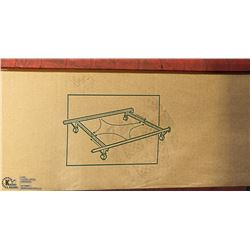 NEW ADJUSTABLE DOUBLE TO QUEEN METAL BEDFRAME