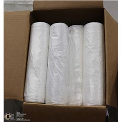 CASE OF 43" X 48" CLEAR FOOD GRADE BAGS