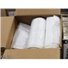 Image 1 : CASE OF 125 CLEAR FOOD GRADE BAGS 36" X 50"