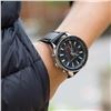 Image 9 : NEW ARMANI BLACK 46MM DIAL TRIPLE CHRONO WATCH
