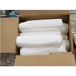 CASE OF 42" X 48" CLEAR FOOD GRADE GARBAGE BAGS