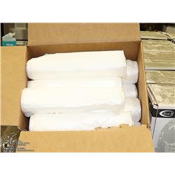 CASE OF 42" X 48" CLEAR FOOD GRADE GARBAGE BAGS