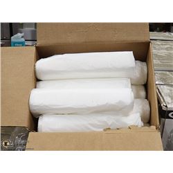 CASE OF 42" X 48" CLEAR FOOD GRADE GARBAGE BAGS