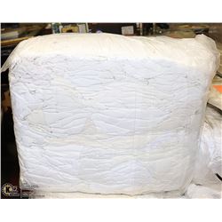 25LB BAG OF WHITE PREFILL RAGS