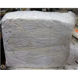 25LB BAG OF WHITE PREFILL RAGS