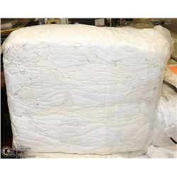 25LB BAG OF WHITE PREFILL RAGS