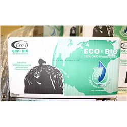 CASE OF 200 - 35" X 48" REGULAR BLACK GARBAGE BAGS