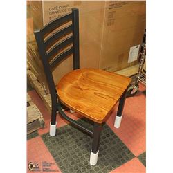 NEW MODEL #25183 BLACK METAL CAFE CHAIR
