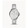 Image 2 : NEW FOSSIL 38MM TRIPLE DIAL SILVER-TONE MSRP $220