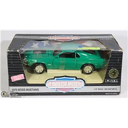 AMERICAN MUSCLE ERTL 1970 BOSS MUSTANG 18th SCALE