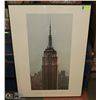Image 1 : 28' 'X 40'' EMPIRE STATE BUILDING PICTURE