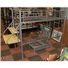 Image 1 : METAL BUNK BED W/ DESK