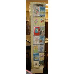 FULL STAND OF GREETING CARDS 73" TALL