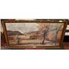 Image 1 : PAINTING LARGE ROLLING HILLS BY F. MAGEBY 52" X 29
