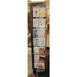 FULL STAND OF GREETING CARDS 73" TALL
