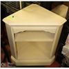 Image 1 : YELLOW WOOD CORNER CABINET 14.5" X 30.5" X 25"