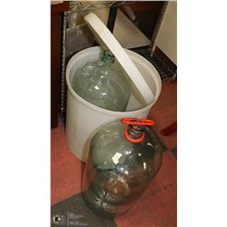WINE MAKING INCLUDES 1 PRIMARY & 2 CARBOYS