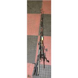 4 FISHING RODS