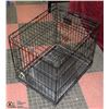 Image 1 : BLACK STEEL PETMATE DOG CRATE 18" X 24" X 21"