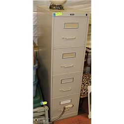 4 TIER METAL FILING CABINET