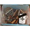 Image 1 : TUB OF ANTIQUE TOOLS GRINDERS ETC