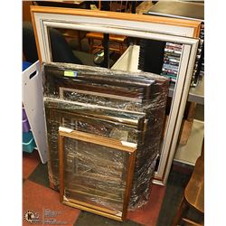 LARGE LOT OF ASSORTED FRAMES