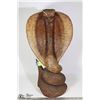 Image 1 : HANDCARVED COBRA 20" TALL
