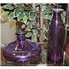 Image 1 : 2 AMETHYST VASES