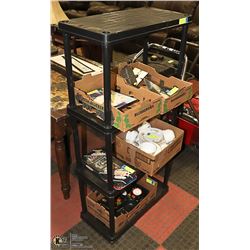 HEAVY DUTY PLASTIC SHELF 49.5" X 24" X 12" DEEP