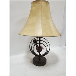 NEW METAL TABLE LAMP, 23" TALL