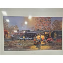 "PASSING TIME" LTD ED PRINT #1405/1950 BY DAVE