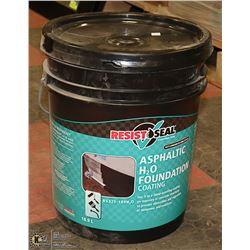 5 GALLON PAIL OF RESIST SEAL ASHPHALT FOUNDATION