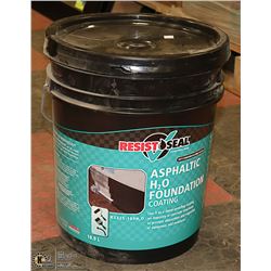 5 GALLON PAIL OF RESIST SEAL ASHPHALT FOUNDATION