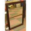 Image 1 : VINTAGE WINDOW FRAME MIRROR 24" X 35"