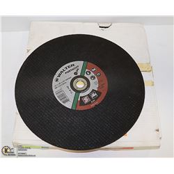 WALTER BOX OF 10 MRSP $230 14" CUT OFF DISCS